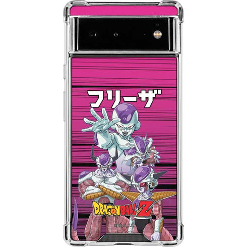 Dragon Ball Z Frieza Evolution Google Pixel 6 Clear Case